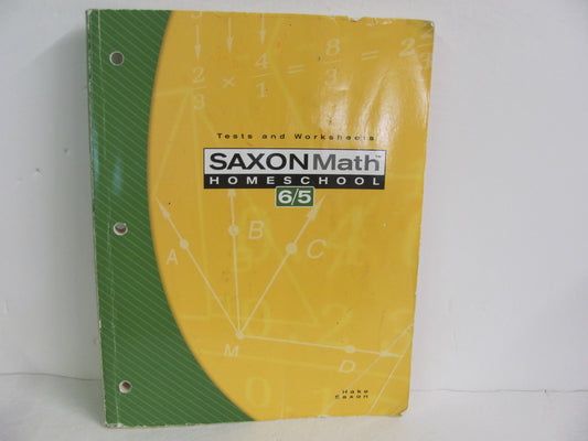 Math 65 Saxon Tests  Pre-Owned Saxon 5th Grade Mathematics Textbooks