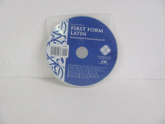 First Form Latin Memoria Press Audio CDs Pre-Owned Middle School Latin Books