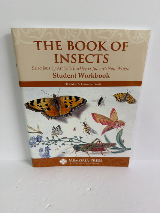 The Book of Insects Memoria Press Student Workbook Pre-Owned Memoria Press