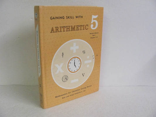 Arithmetic 5 Rod & Staff Teacher Manual  Pre-Owned Mathematics Textbooks