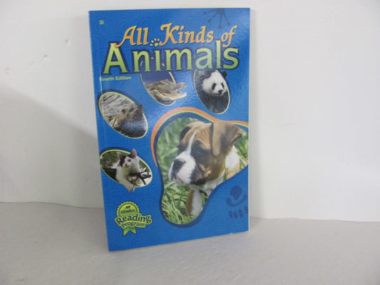 All Kinds of Animals Abeka Student Book Pre-Owned 2nd Grade Reading Textbooks