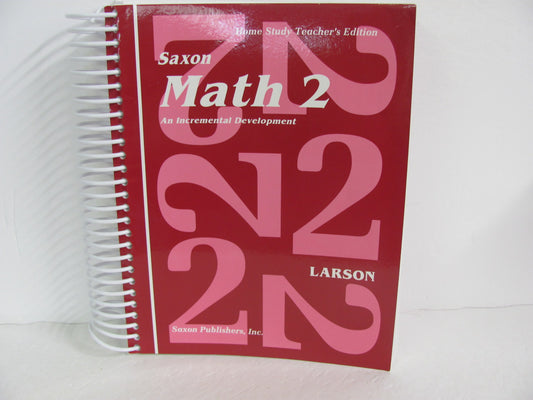 Math 2 Saxon Teacher Edition  Pre-Owned 2nd Grade Math Help Books