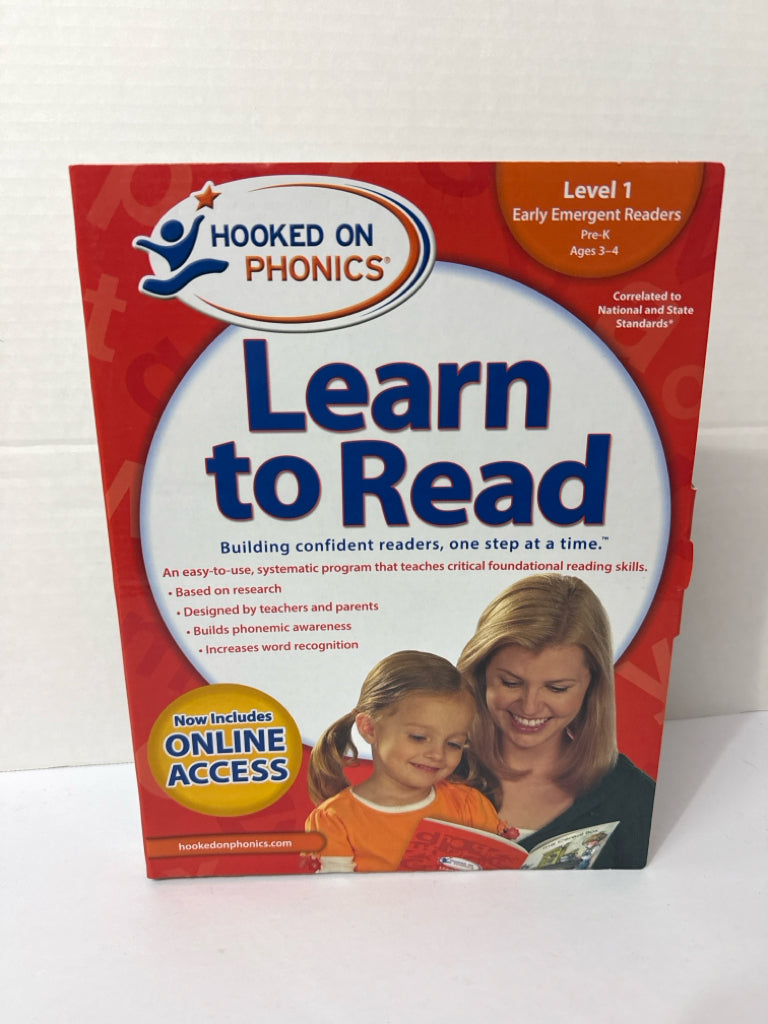 Learn to Read Hooked on Phonics Set  Pre-Owned Preschool Early Learning