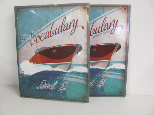 Vocabulary Level B BJU Press Set  Pre-Owned 8th Grade Spelling/Vocabulary Books