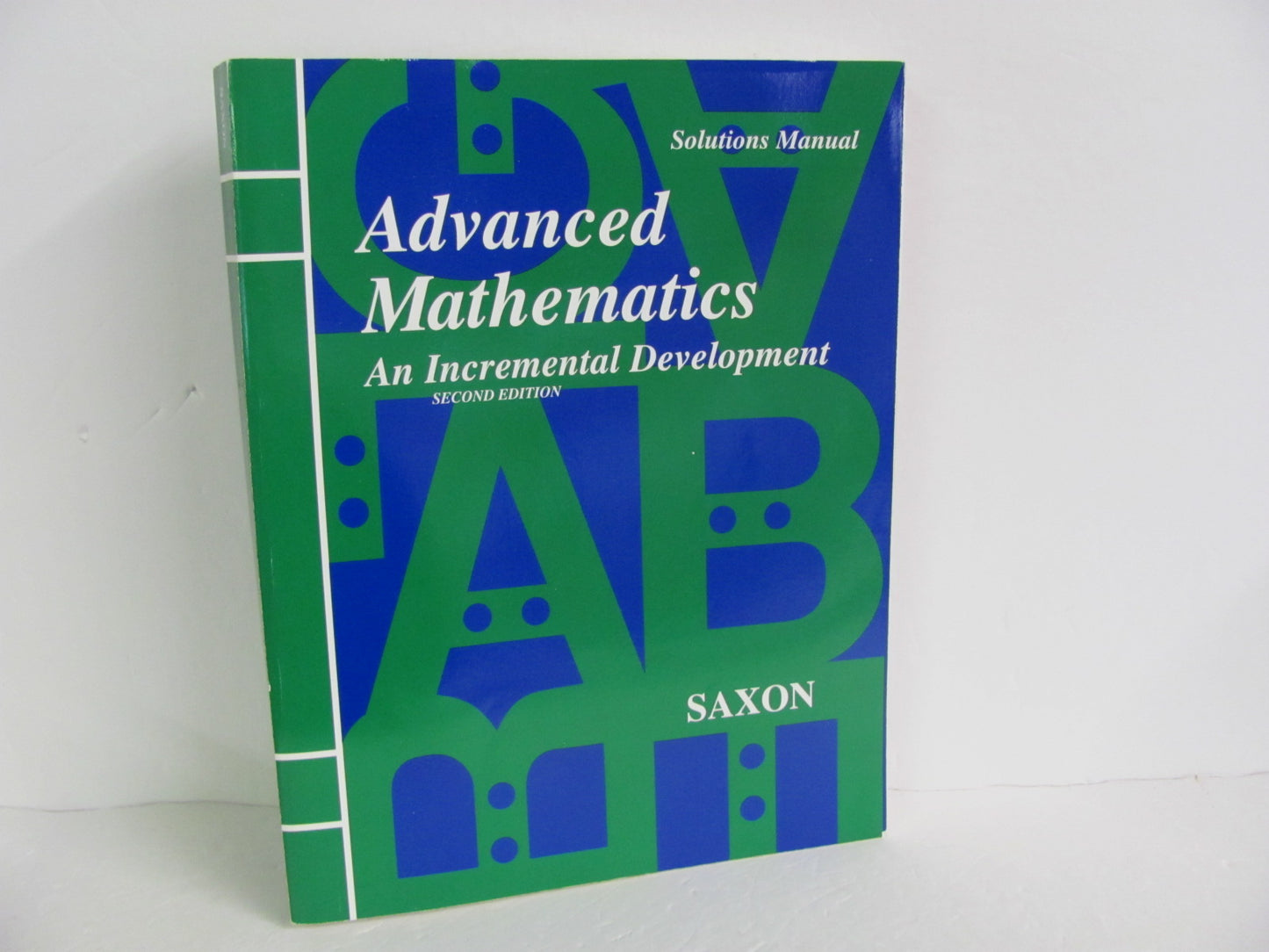 Advanced Mathematics Saxon Solutions Manual  Pre-Owned Mathematics Textbooks