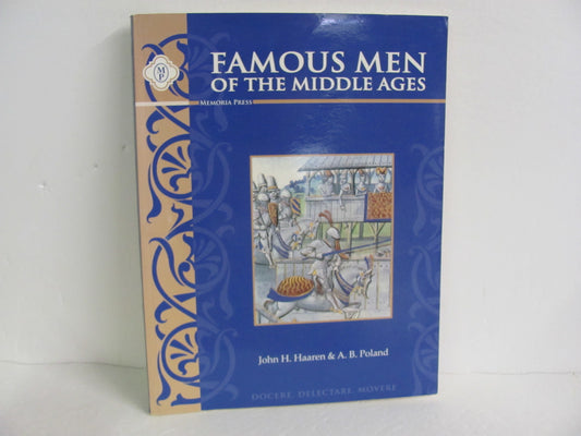 Famous Men of the Middle Ages Memoria Press Pre-Owned Ancient Egypt/Rome/Greece