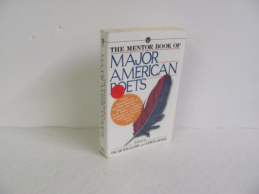 Mentor Book of Major American Poets Penguin Pre-Owned High School Poetry Books