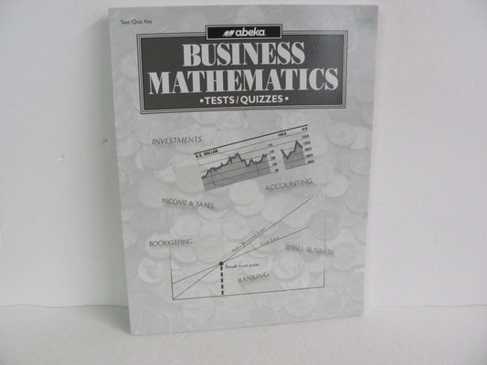Business Mathematics Abeka Test/Quiz Key  Pre-Owned Mathematics Textbooks