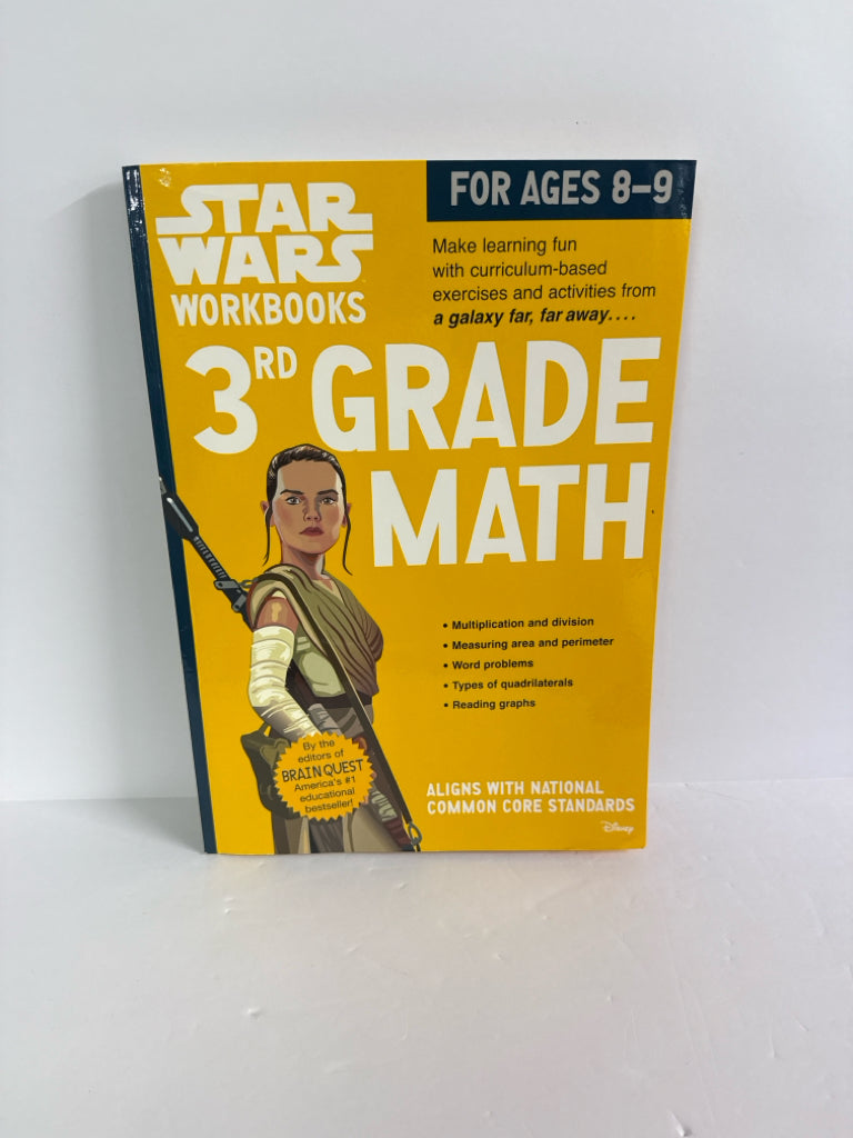Star Wars Workbooks Workman Workbook  Pre-Owned 3rd Grade Mathematics Textbooks