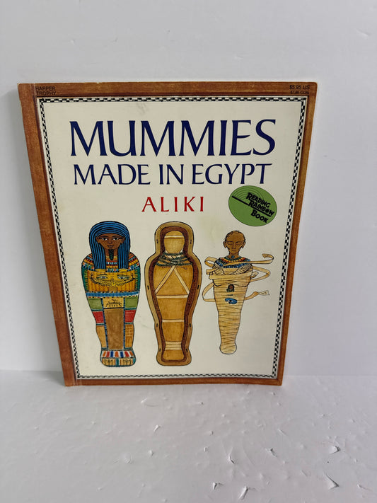 Mummies Made in Egypt Harper Trophy Pre-Owned Aliki Ancient Egypt/Rome/Greece