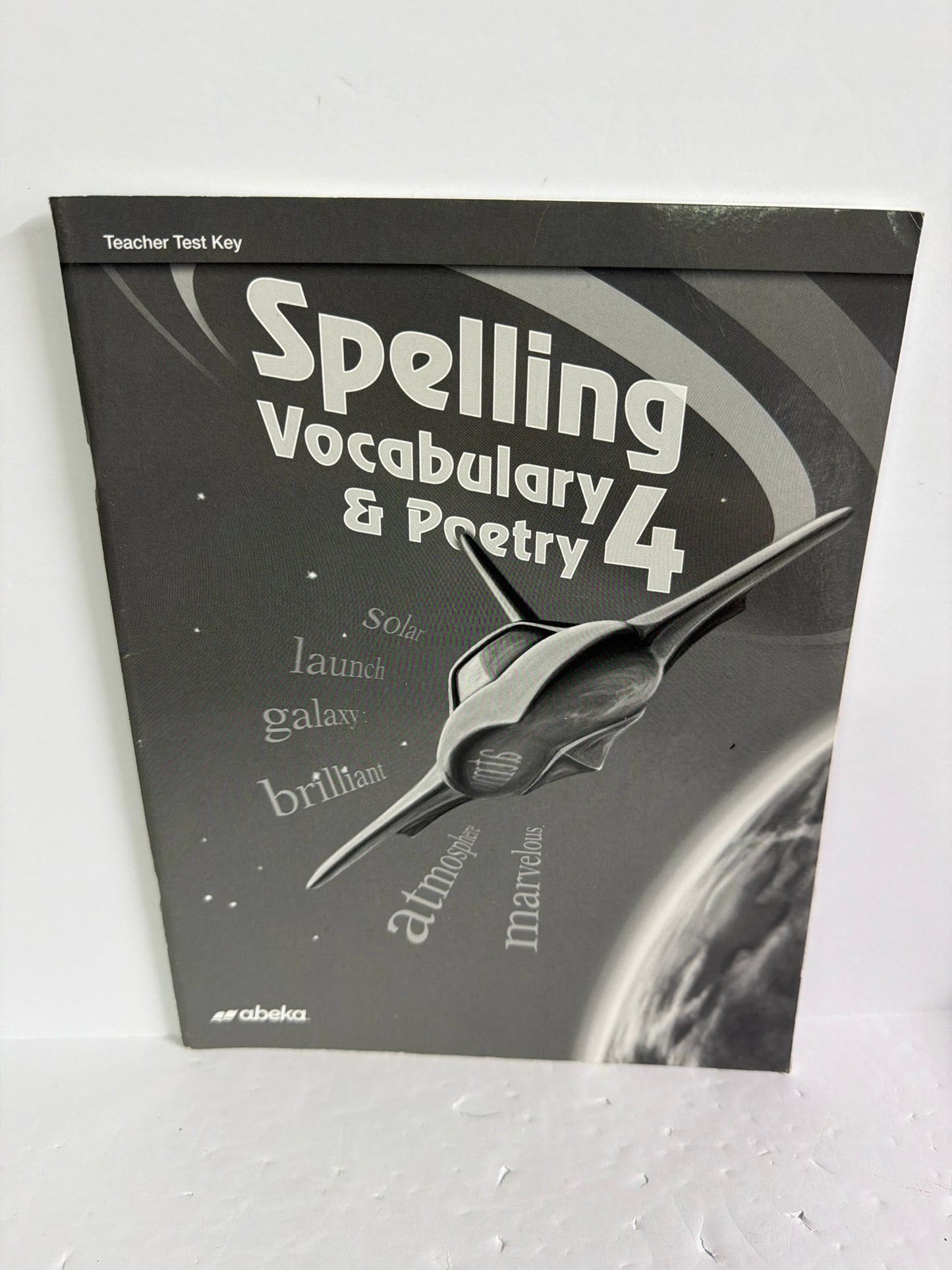 Spelling Vocabulary & Poetry 4 Abeka Test Key Pre-Owned Language Textbooks