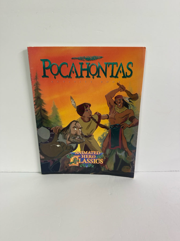 Pocahontas Animated Hero Classics Activity Book  Pre-Owned American History