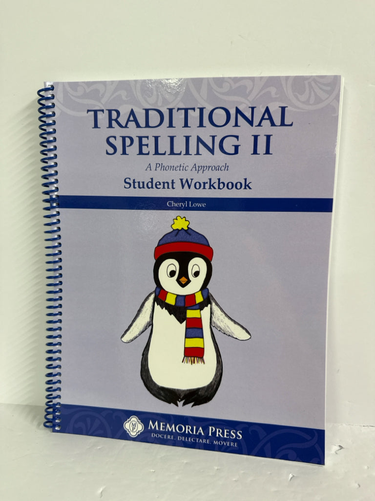 Traditional Spelling II Memoria Press Student Workbook Pre-Owned Memoria Press