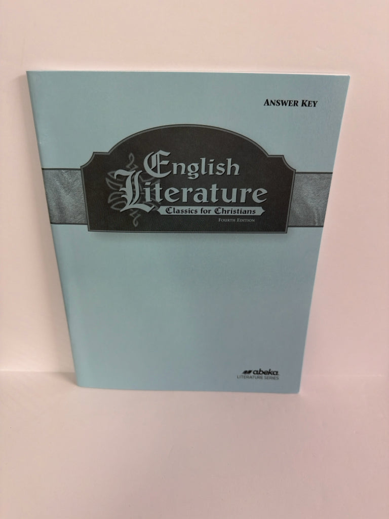 English Literature Abeka Answer Key  Pre-Owned 12th Grade Language Textbooks