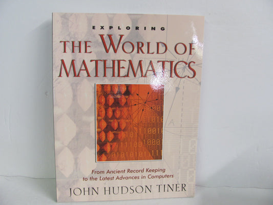 Exploring the World of Mathematics Master Books Pre-Owned Mathematics Textbooks