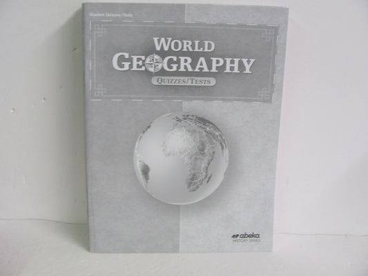 World Geography Abeka Quizzes/Tests  Pre-Owned 9th Grade History Textbooks
