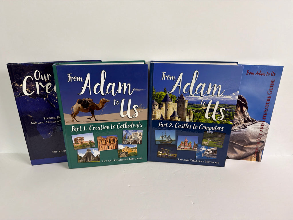 From Adam to Us Notgrass Set  Pre-Owned Middle School History Textbooks