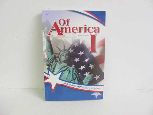 Of America 1 Abeka Student Book Pre-Owned 5th Grade Reading Textbooks