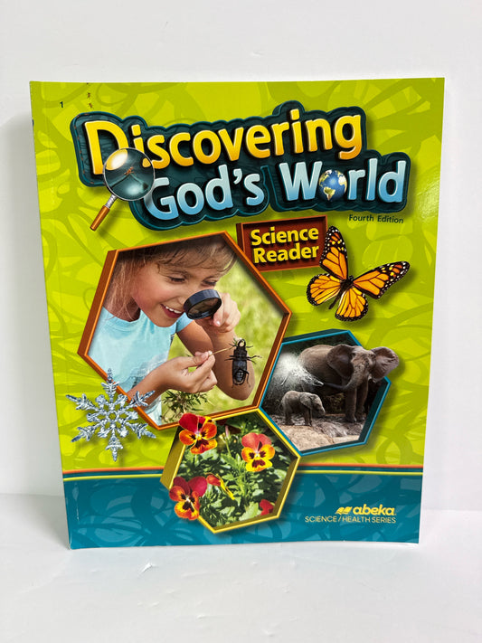 Discovering God's World Abeka Reader  Pre-Owned 1st Grade Science Textbooks