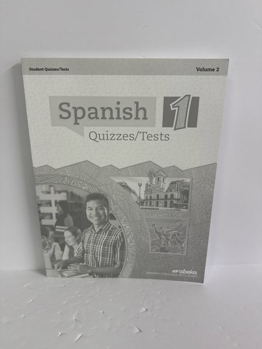 Spanish 1 Volume 2 Abeka Quizzes/Tests  Pre-Owned High School Spanish