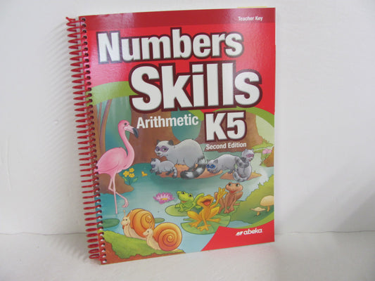Numbers Skills K5 Abeka Teacher Key  Pre-Owned Mathematics Textbooks