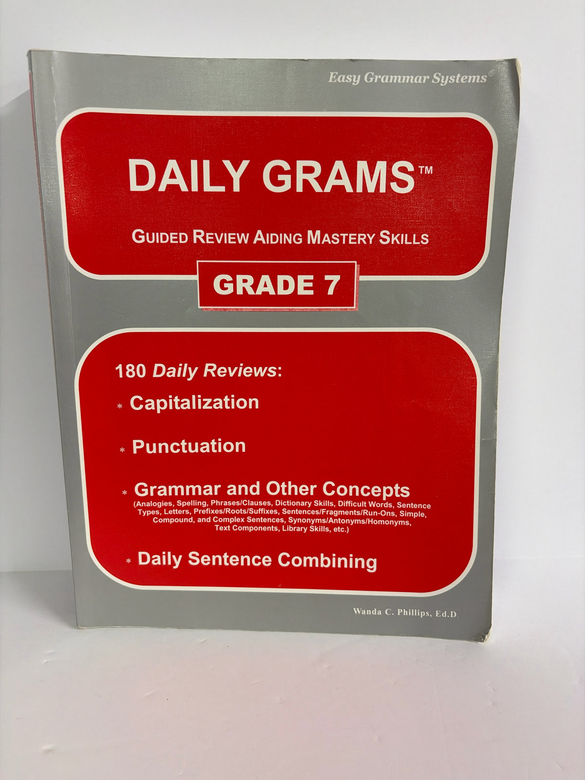 Daily Grams Easy Grammar Teacher Edition  Pre-Owned 7th Grade Language Textbooks