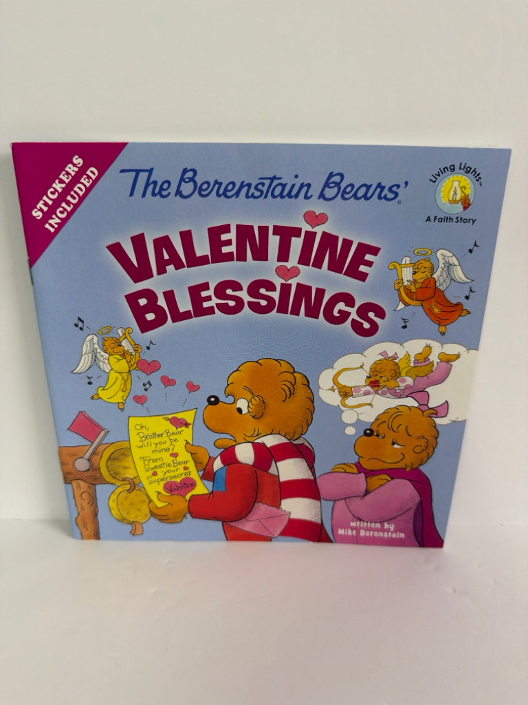Valentine Blessings Mike Berenstain Zonderkidz- Paperback Books