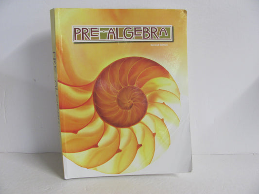Pre Algebra BJU Press Student Book Pre-Owned 8th Grade Mathematics Textbooks