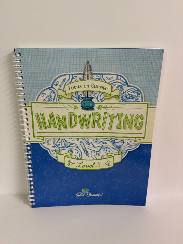 Handwriting The Good and the Beautiful Student Book Pre-Owned Good and Beautiful