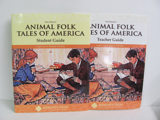 Animal Folk Tales of America Memoria Press Set  Pre-Owned Lowe Fiction Books