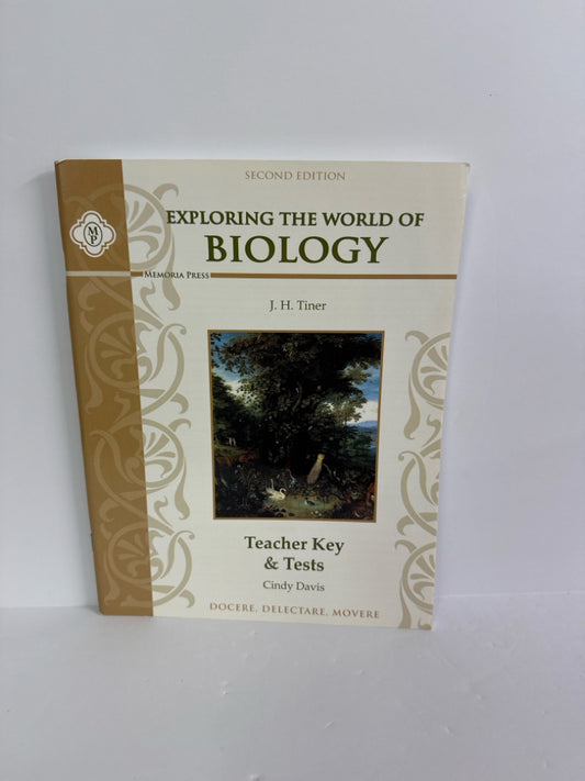 Exploring the World of Biology Memoria Press Middle School Memoria Press