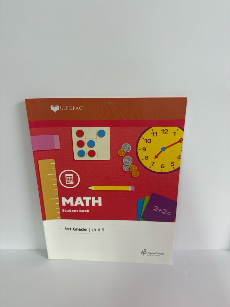 Math Alpha Omega Lifepac Pre-Owned 1st Grade Mathematics Textbooks