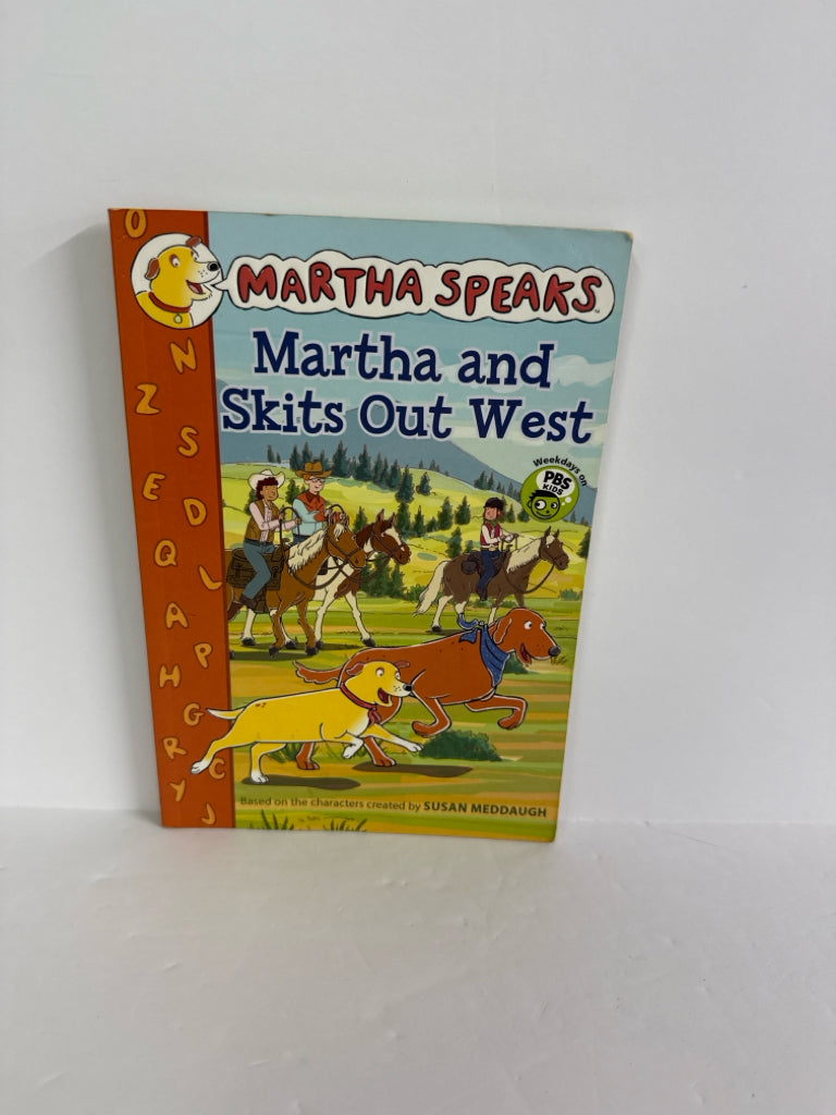 Martha and Skits Out West Jamie White Houghton Mifflin Juvenile Books