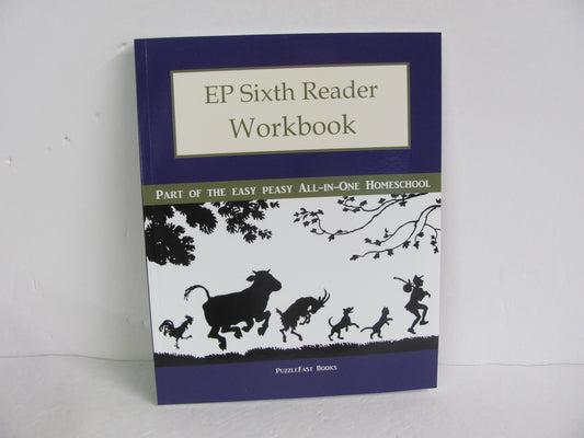 EP Sixth Reader Easy Peasy Workbook  Pre-Owned 6th Grade Reading Textbooks