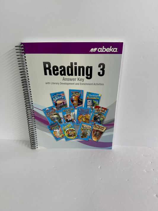 Reading 3 Abeka Answer Key  Pre-Owned 3rd Grade Reading Textbooks