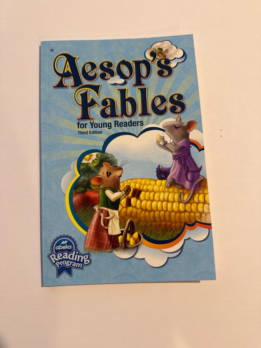 Aesop's Fables for Young Readers Abeka Reader  Pre-Owned Reading Textbooks