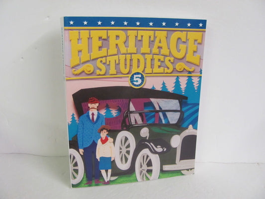 Heritage Studies 5 BJU Press Student Book Pre-Owned 5th Grade History Textbooks