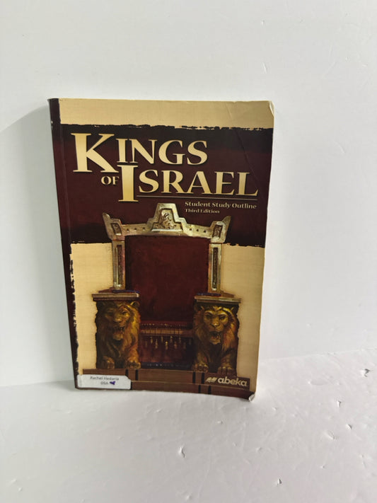 Kings of Israel Abeka Student Study Outline Pre-Owned 9th Grade Bible Textbooks