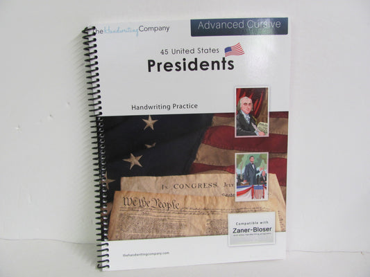 45 United States Presidents Handwriting Company Elementary Penmanship Books