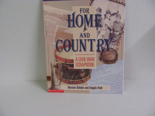 For Home and Country Scholastic Reader  Pre-Owned America At War Books