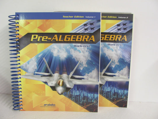 Pre Algebra Abeka Teacher Edition  Pre-Owned 8th Grade Mathematics Textbooks