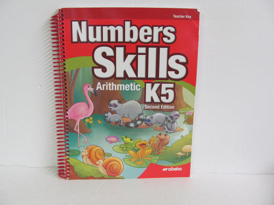 Number Skills K Abeka Teacher Key  Pre-Owned Kindergarten Mathematics Textbooks