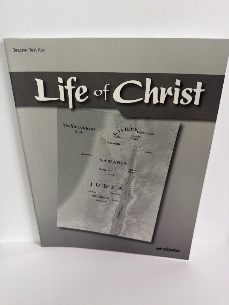 Life of Christ Abeka Test Key Pre-Owned 7th Grade Bible Textbooks