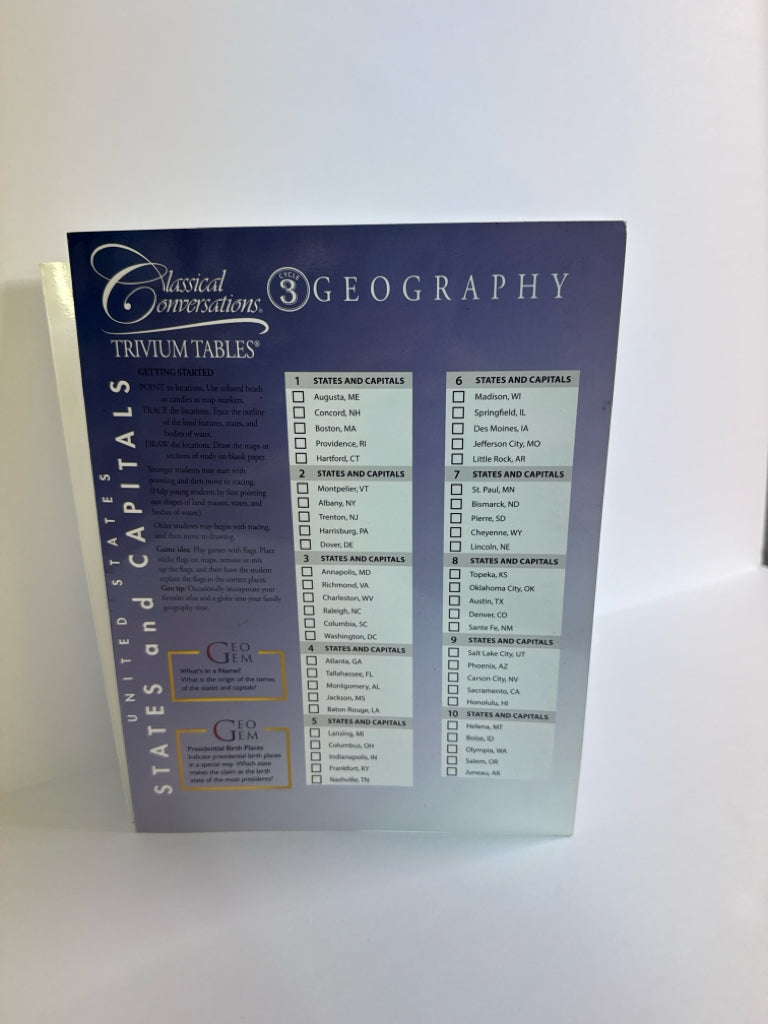 Cycle 3 Trivium Table Classical Conversations Classical Conversations