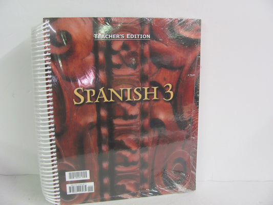 Spanish 3 BJU Press Teacher Edition  Pre-Owned High School Spanish Books
