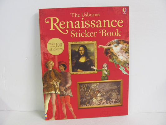 Renaissance Sticker Book Usborne Pre-Owned Elementary World History Books