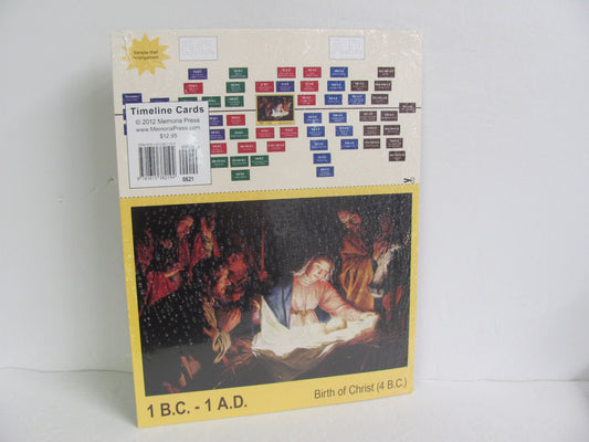 Timeline Cards Memoria Press Pre-Owned Elementary Bible Books