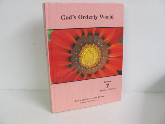 God's Orderly World Rod & Staff Teacher Manual  Pre-Owned Science Textbooks