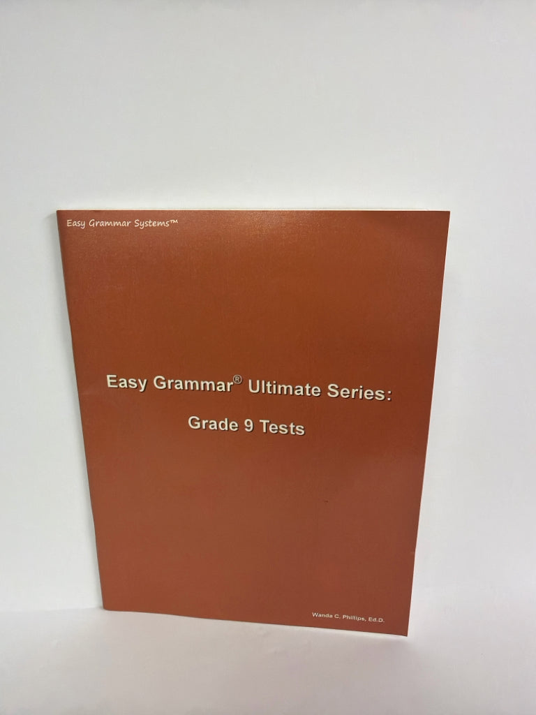 Easy Grammar Ultimate Easy Grammar Tests Pre-Owned 9th Grade Language Textbooks