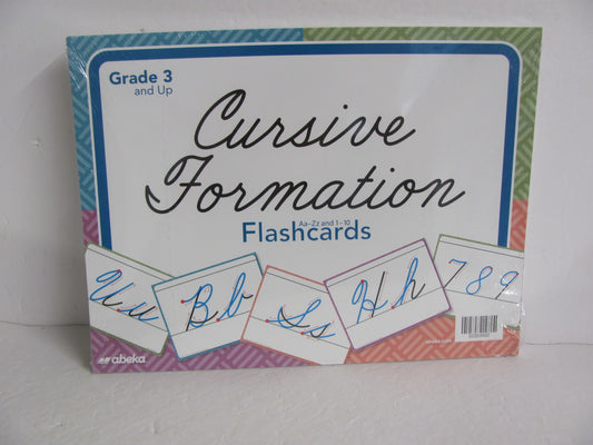 Cursive Formation Flashcards Abeka Cards Pre-Owned 3rd Grade Penmanship Books